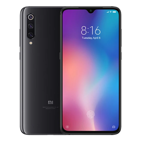 Black 6GB 64GB Глобальная версия смартфона Xiaomi mi 9 mi 9, 6 ГБ, 64 ГБ, Восьмиядерный процессор Snapdragon 855, 6,39 дюйма, 48мп, тройная камера, Беспроводная зарядка, NFC - Цвет: Black 6GB 64GB