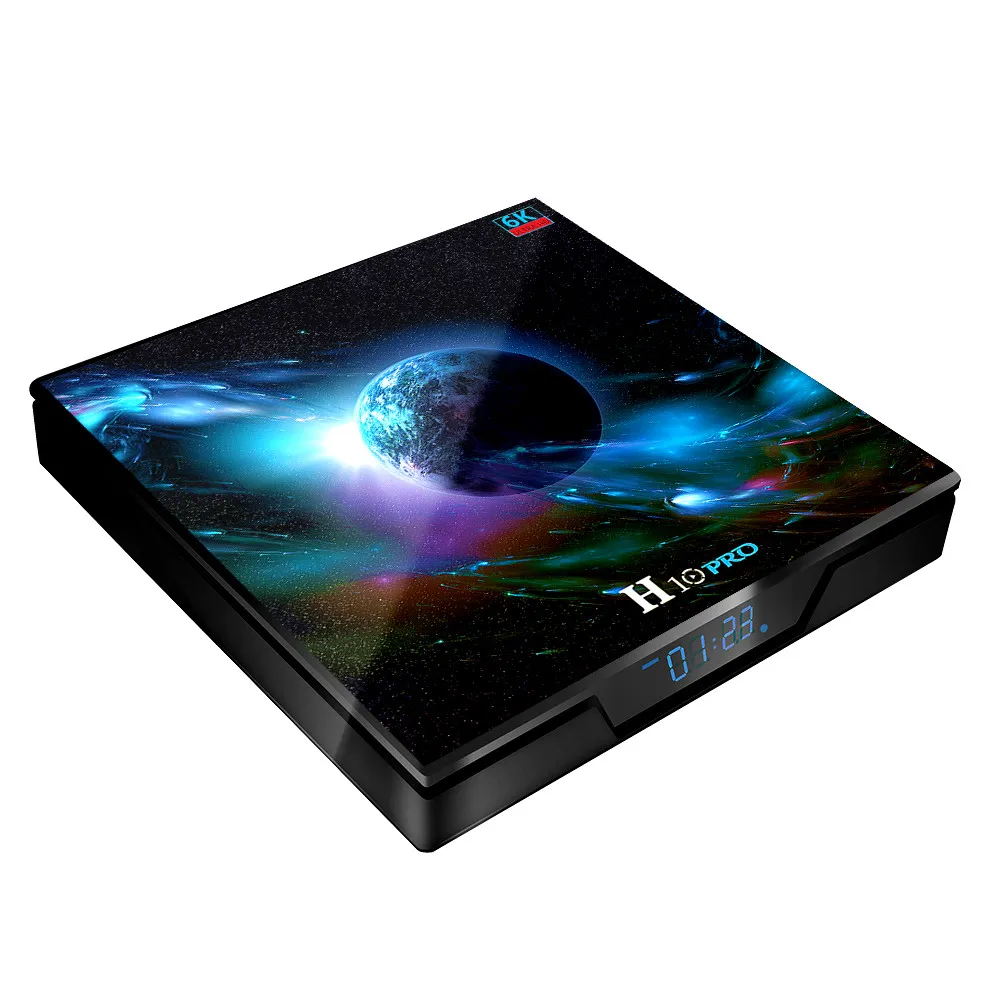 Приставка Смарт ТВ H10 Pro 4 + 64 ГБ Android 2019 9 0 ГГц Wi Fi|ТВ-приставки и медиаплееры| |