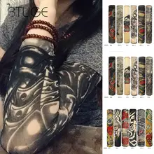 Fashion Men And Women Tattoo Arm Leg Sleeves High Elastic Tattoo Sleeve Seamless Outdoor Anti-sunshine Sleeves