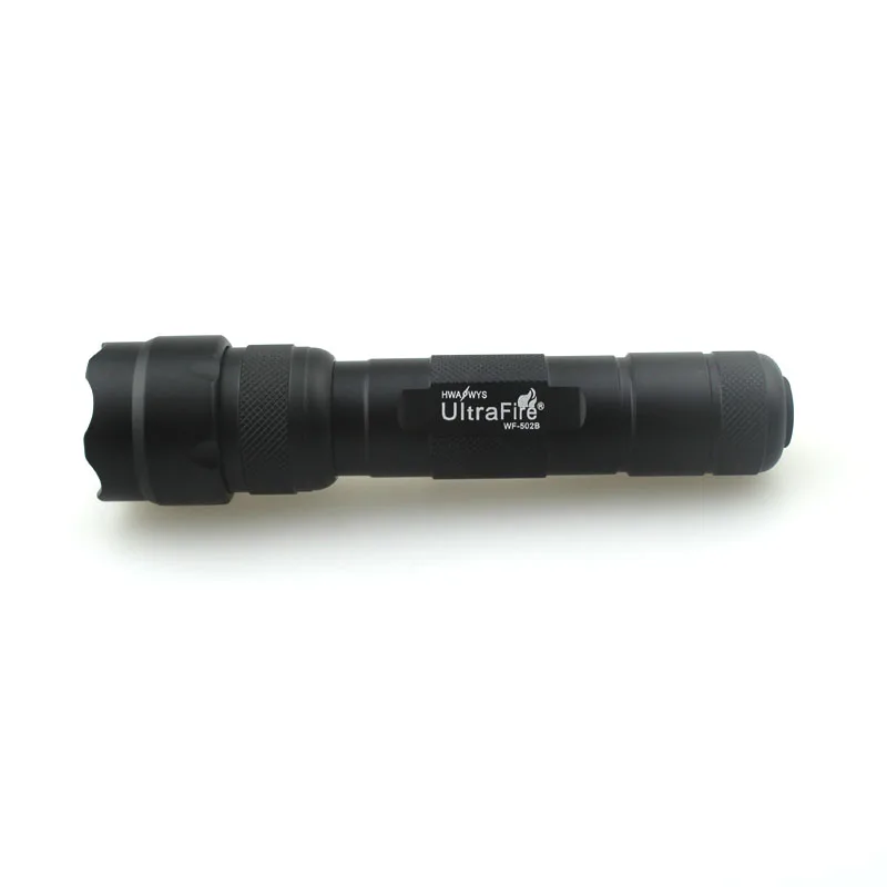 Ultrafire 502B 1xcree XP-L HI V3 теплый белый свет 3000K 1600lm SMO светодиодный фонарик(1x18650