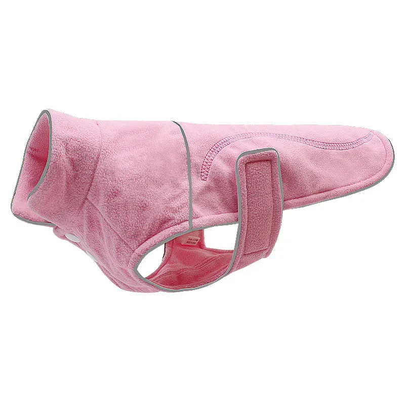 Pink Мягкая одежда для собак теплая одежда для домашних животных светоотражающее пальто для собак куртка одежда для домашних животных Костюм для собак жилет одежда Universal Размер собаки Универсальный - Цвет: Pink