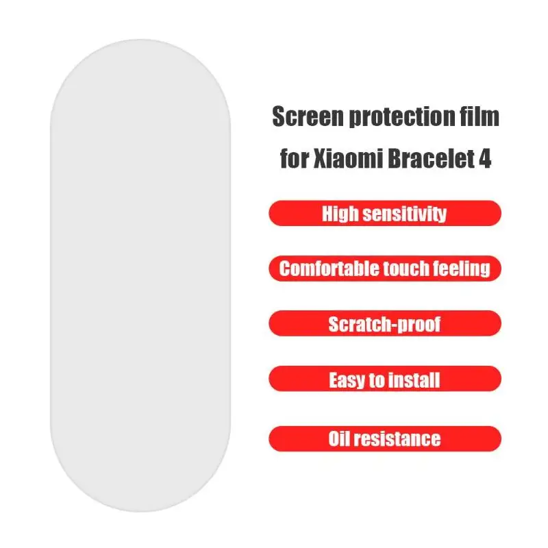 Защитная пленка для экрана против царапин HD стеклянная плёнка чехол для Xiaomi Mi Band 4