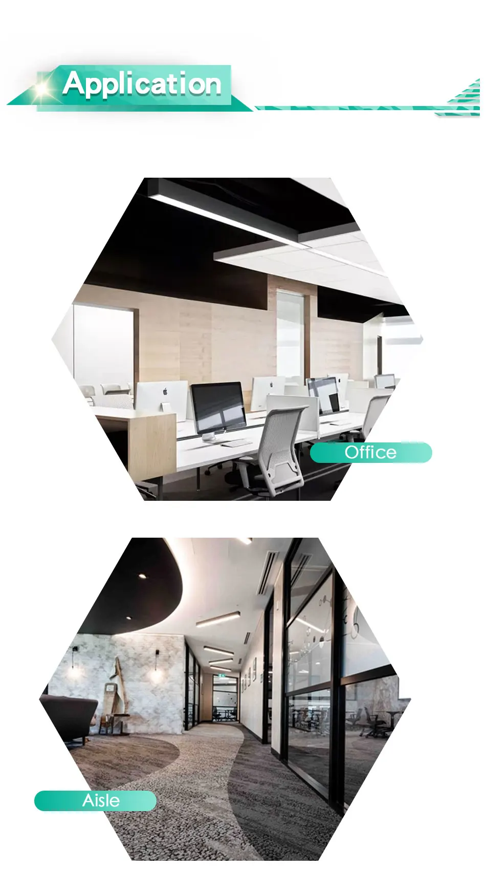 Modern LED Ceiling Light Lamp Lighting Fixture Rectangle Office Remote Bedroom Surface Mount Living Room Panel Control 110V 220V