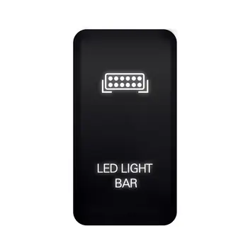 

Plastic Push Switch For Toyota Tacoma FJ Cruiser Red LED Light Bar High Quality