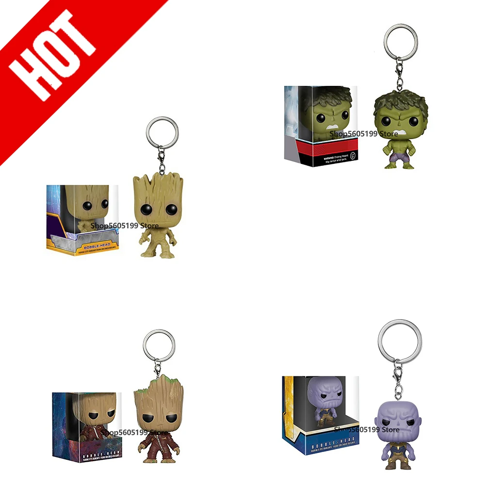 Брелок Viny BUSTER THOR ROCKET THANOS TIKI STITCH Venom с коробкой Фигурки игрушки для детей | Игрушки и