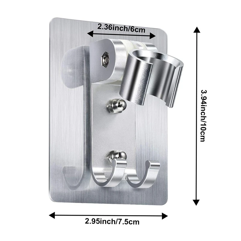 Клей Насадки для душа держатель Регулируемый душ палочка держатель|Держатели