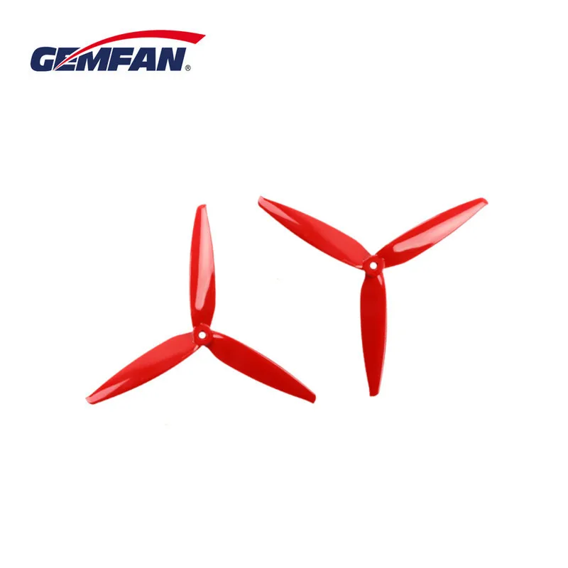 

2 пары 4 шт Gemfan Flash 7040 7-дюймовый 3-лопастный Пропеллер CW & CCW Для RC FPV Racing Drone запасные части