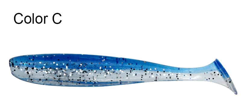 FeelFun 10 шт./лот воблер рыболовная приманка 70 мм 2 г легкий смайнер джиг Swimbait искусственная двухцветная Мягкая силиконовая приманка приманки "Карп"