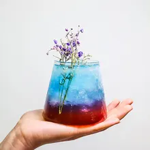 Тренд японский Fuji для мороженого сока молоко холодный напиток бокал для вина, Кружка Офис день цветочный чай кружки прозрачный коктейльное стекло