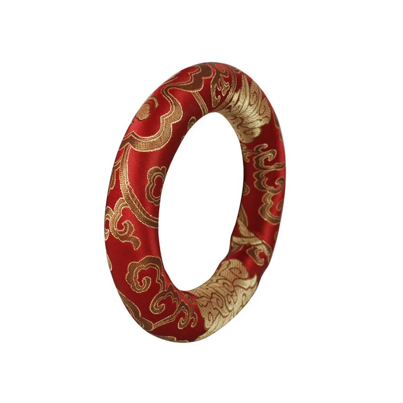 Гималайская Поющая чаша подушка кольцо форма шелковая подушка античный Звук чаши аксессуар