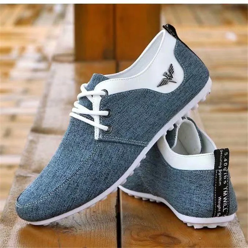 Zapatos informales para caminar para hombre, mocasines con cordones, transpirables y absorbentes de sudor, novedad, Primavera, 2021 - Imagen 4