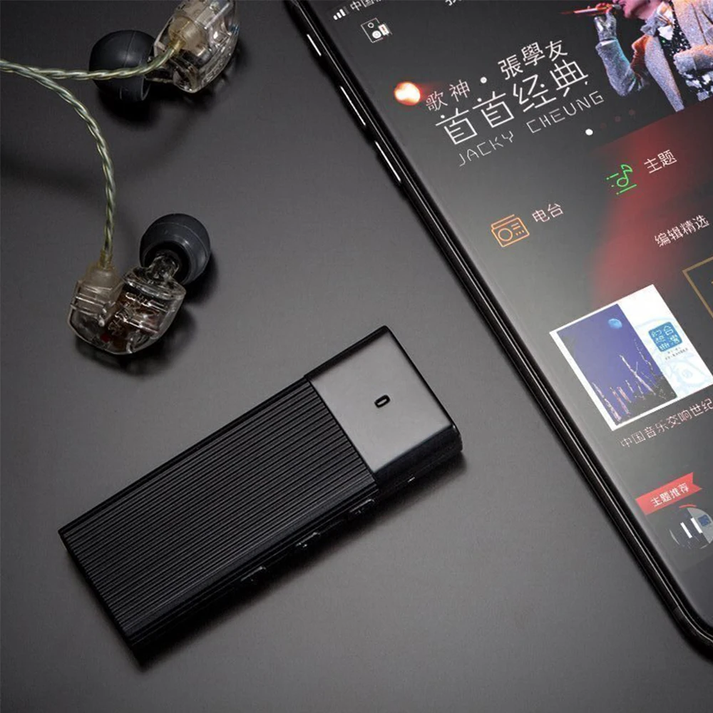 Portable decoding Bluetooth Headphone Amplifier Bluetooth headset 5 0 Headset Amplification Mobile phone Amplifier for DAC