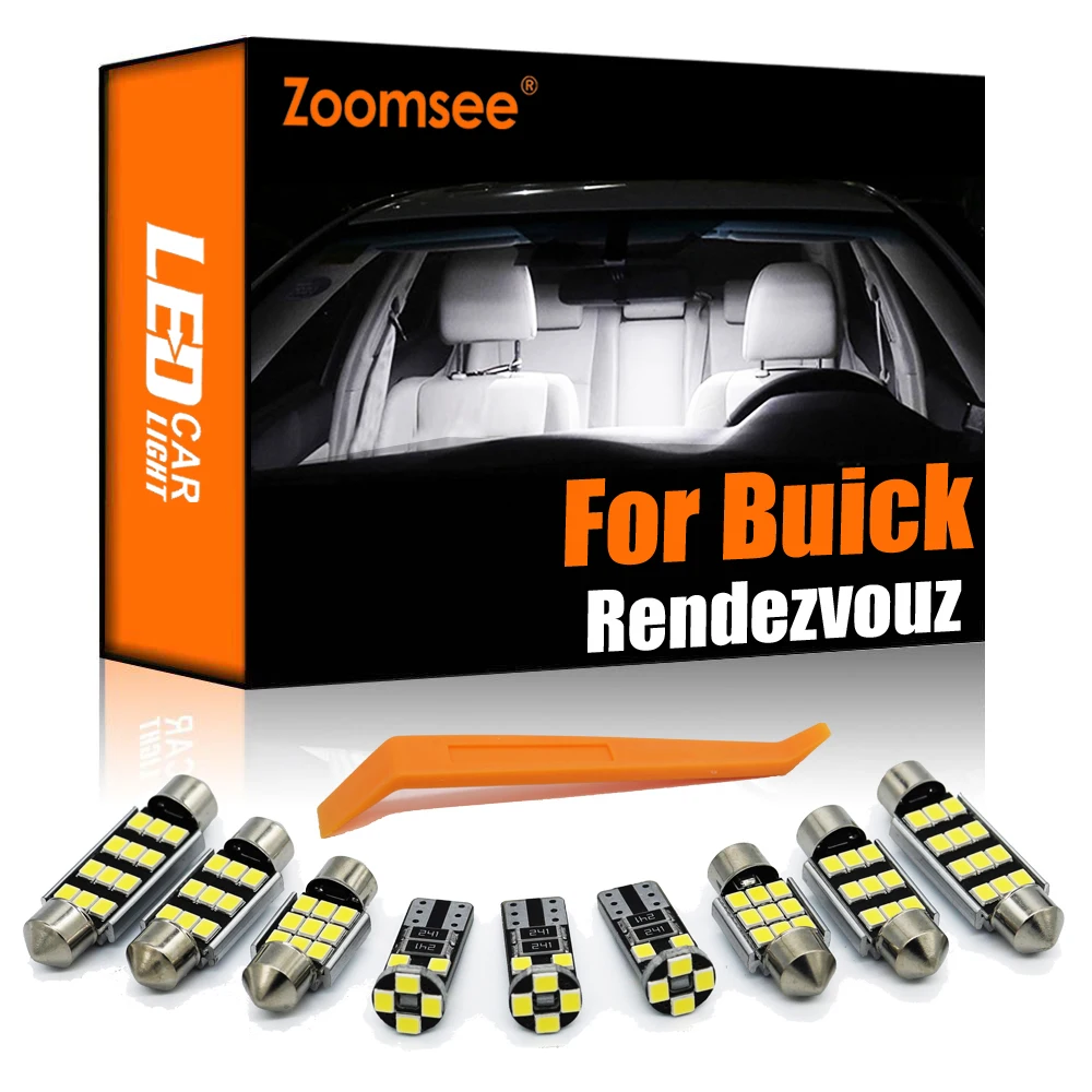 Zoomsee 10 шт. внутренний светодиодный для Buick Rendezvouz 2000-2007 Canbus автомобиля в