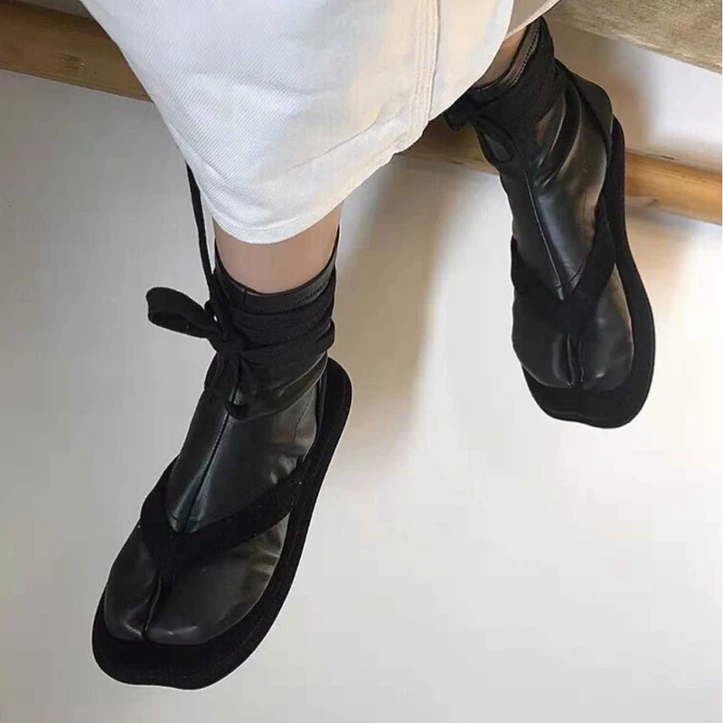 

Short Boots Shoes Clothes Shoe Bottom Thick Flat Shoes Woman