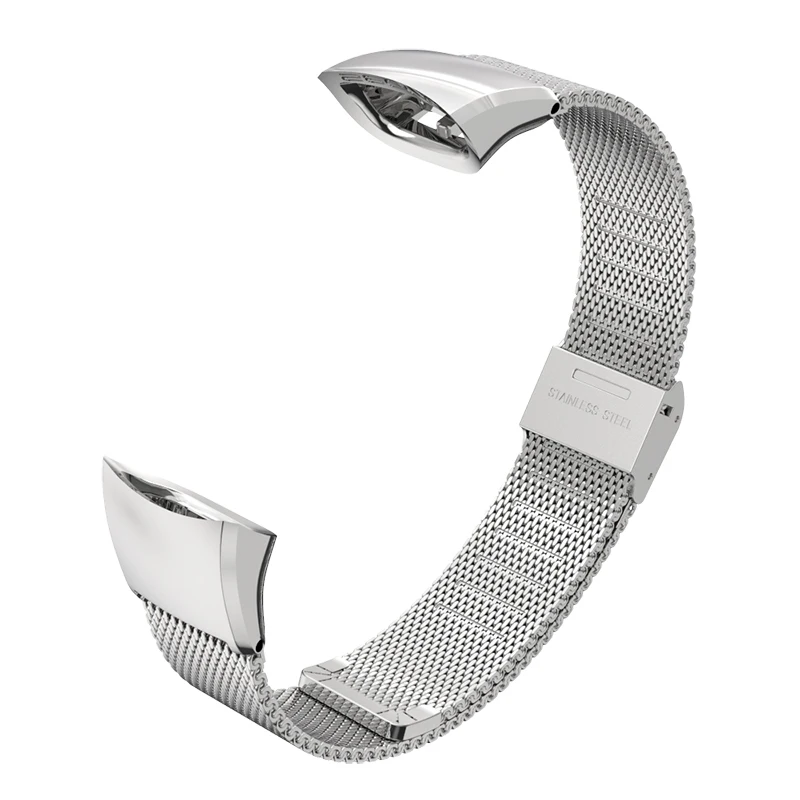 Honor band 4 ремешок для huawei Honor Band 4 аксессуары для умных часов Миланский Металлический Стальной браслет сменный ремешок 5 ремешок - Цвет: Silver