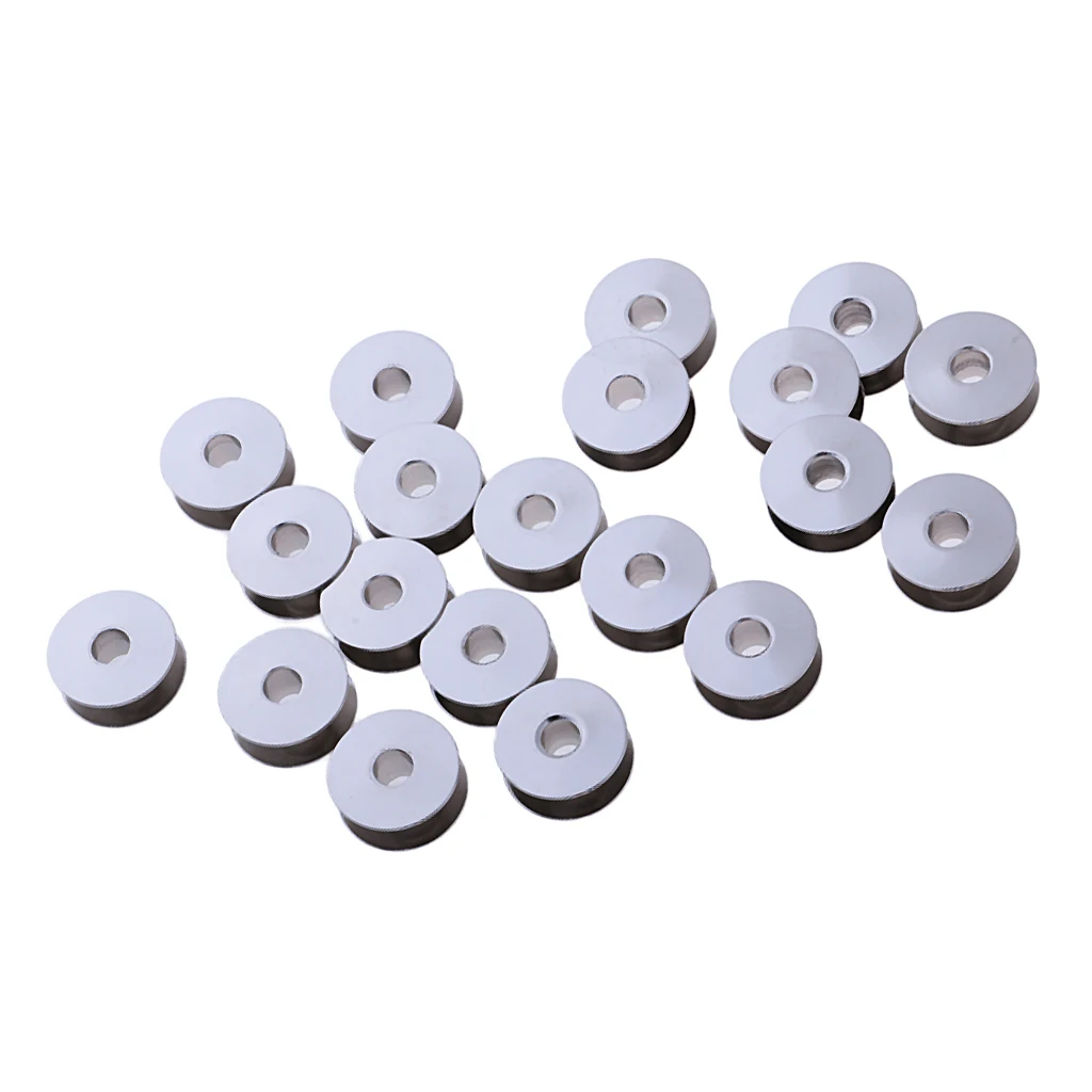 Pack Of 20 Metal Industrial Sewing Machine BobbinS For  Juki Singer