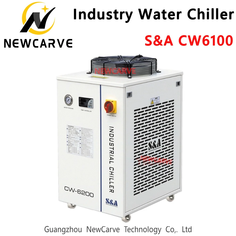 Промышленный охладитель воды S &amp A CW6100 Мощность 4200 Вт для охлаждения лазерного