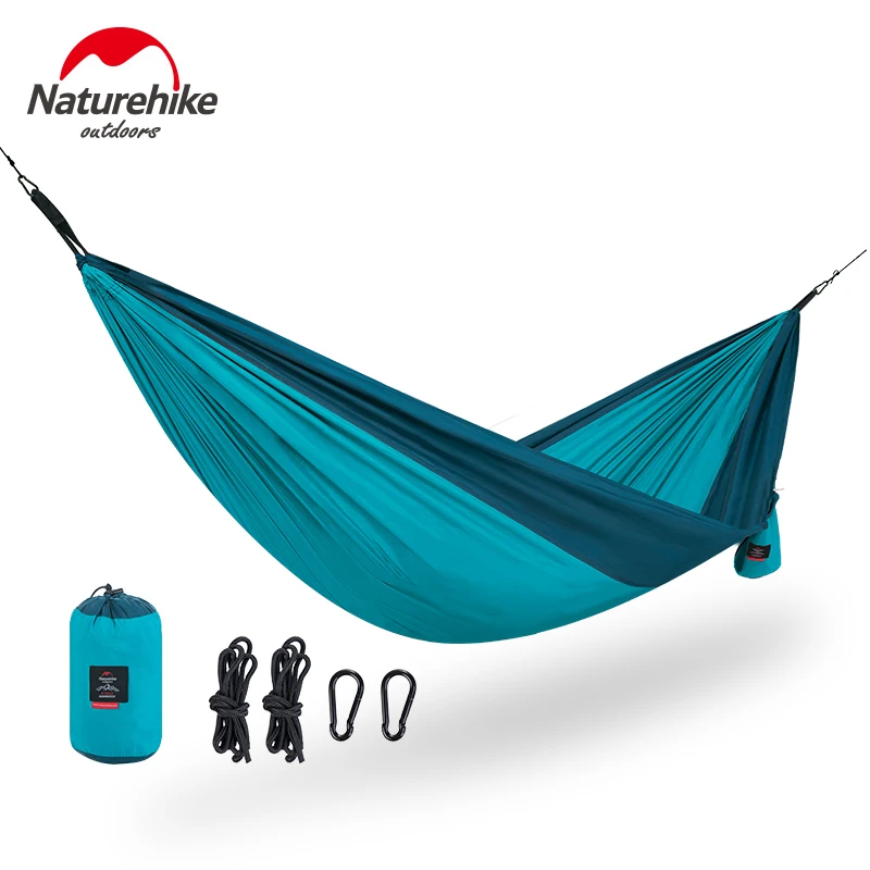 NatureHike Кемпинг гамак палатка 2 человека Сверхлегкий 340T открытый для отдыха подшипник 180 кг сад дома