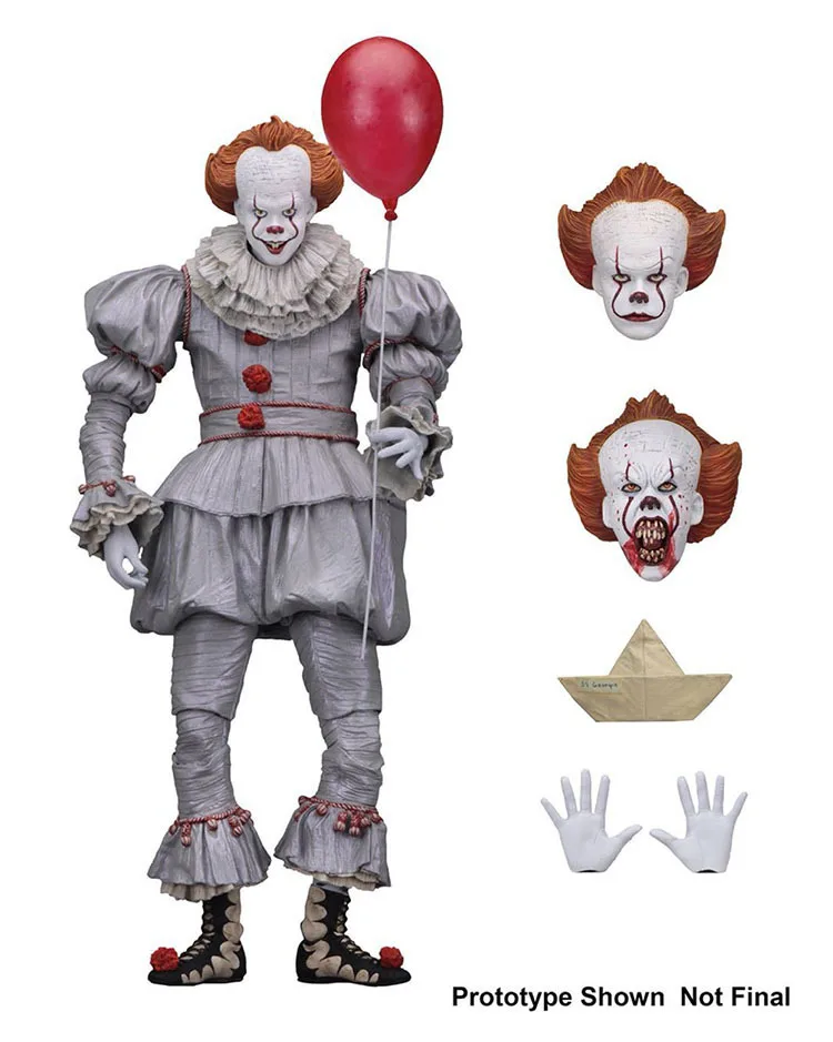 

Sell like hot cakes NECA anime figure clown 18cm movable model puppet Joker Action Figure Toy Doll Horror Halloween Gift
