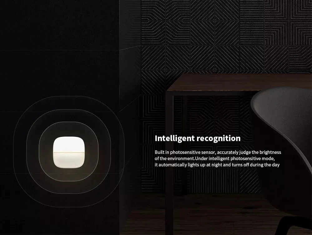 Xiaomi Yeelight ночник светодиодный индукционный свет со световым управлением светодиодный датчик спальни коридора инфракрасная Ночная лампа для детского подарка