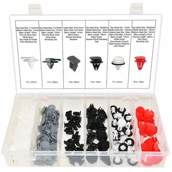 

124Pcs Car Fender Bumper Trim Clips Buckles For Mini Cooper One S JCW R50 R52 R55 R56 R60 R61 F54 F55 F56 F60 Car Accessories