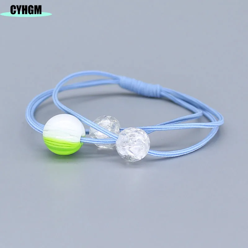 

CYHGM elastic hair bands velvet elastique scrunchies envio gratis girls women hair accessoires meche cheveux a tresser F06-2