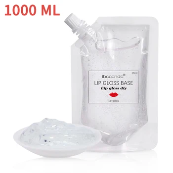 1000ML DIY Clear Lip Gloss Base Oil Moisturizing Lipstick Material Base Gel for Lip Gloss Base Handmade Liquid Lipstick Makeup hannaier 269 h01 pen style moisturizing lipstick lip gloss red