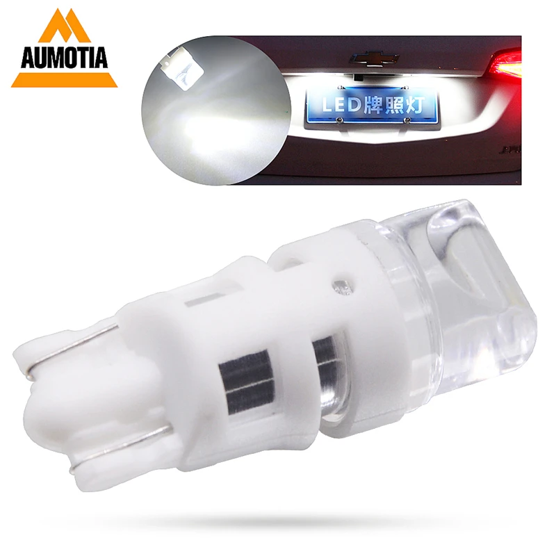 100x T10 светодиодный 194 168 W5W 3 светодиодный 501 2835 SMD авто отложным воротником сбоку номерной знак светильник лампа габаритного огня AC/DC 12V
