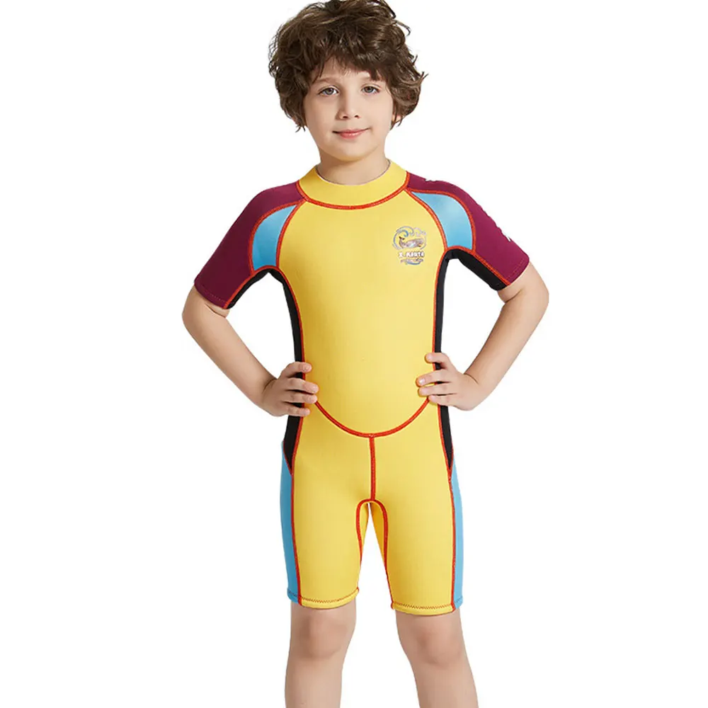 Практичный костюм для подводного плавания, купальный костюм, детский спортивный костюм для улицы, спасательный костюм, гидрокостюм, удобная одежда, 2,5 мм, профессиональный - Цвет: style 2