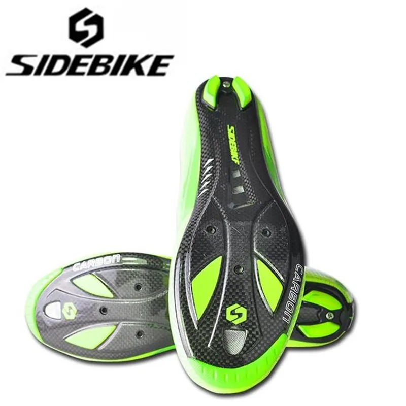 Sidebike/Мужская обувь для велоспорта из углеродного волокна; комплект педалей; самозакрывающаяся дышащая обувь для езды на велосипеде; обувь для велоспорта; Sapatos De Ciclismo