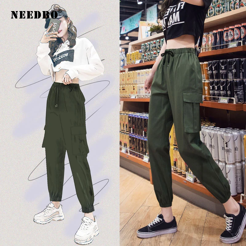 Sexy Dance Women Bootcut Pants Casual Solid Color Dress Pants High