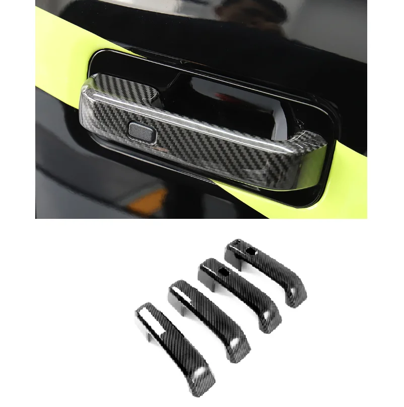 

Carbon Fiber Outer Door Handle Overlay Cover Trim Kit Fit For Ford F150 2017-2020 Raptor 2018 2019 Accessories