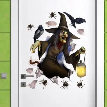 

1Pc Wall Sticker Party Wallpaper Halloween Wall Decals for Wall Decoration