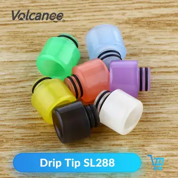 

Volcanee Vape Luminous 510 Drip Tip Colorful Epoxy Resin Wide Bore for 510 Thread RDA RTA Atomizer E Cigarette Vape Accessories