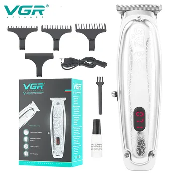 

Professional Barber Hair Clipper Electric Hair Trimer Rechargeable Hair Cutting Machine Haircut Barber Taper Lever V-061