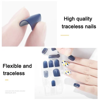 

New 30-piece Nail Sticker Soft and Long-lasting Detachable High-quality Armor SCI88