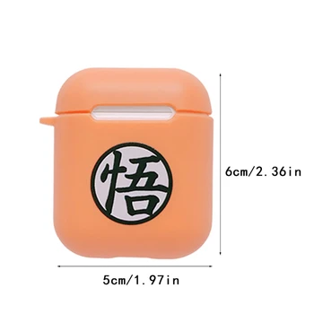 

Japan Anime Goku Silicone Cover Protective Case for airpods Headset H55F