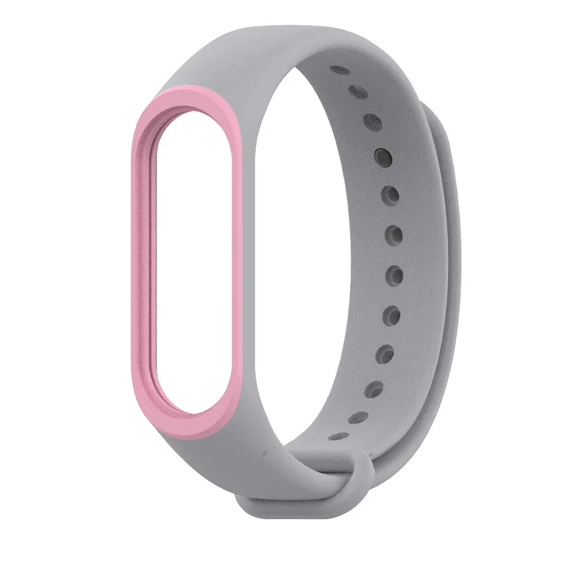 Силиконовый ремешок для Xiao mi Band 4 3 браслет band аксессуары умных часов регулируемый