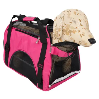 

Soft-Sided Pet Carrier for Dogs Collapsible Cats Travel Bag,Airline Approved Pet Carrier for Airline, Train, Car Travel