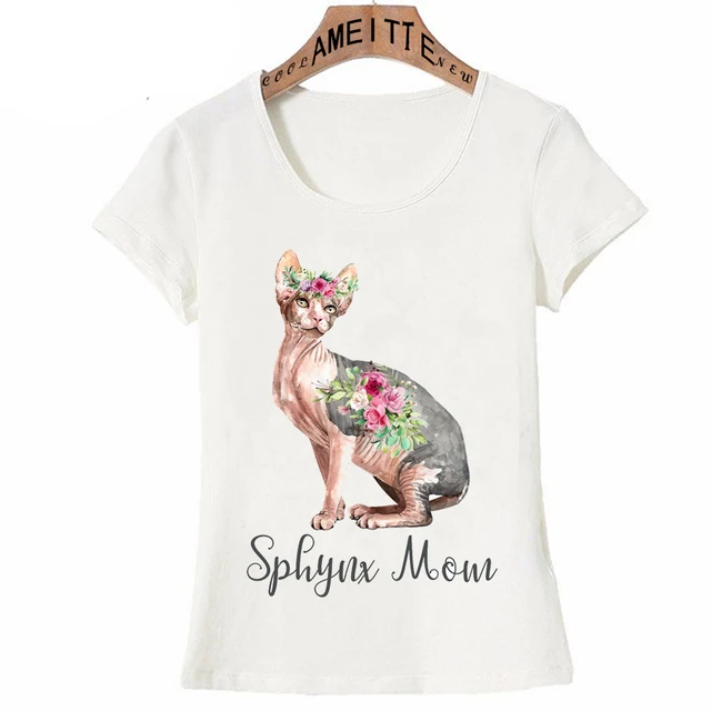 Solid Color Cat Shirt Sphynx Cat Clothes Hairless Cat T-shirt -  UK