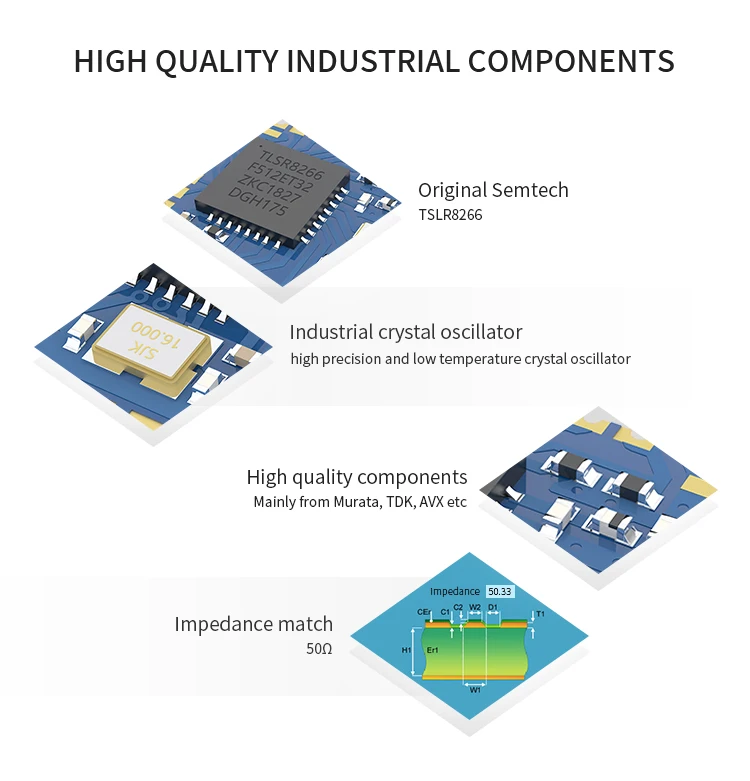 TLSR8269 Bluetooth 2,4 ГГц 8 дБм модуль радиочастотного щита беспроводной модуль E104-BT10-G UART сетевой SMD PCB тип антенны