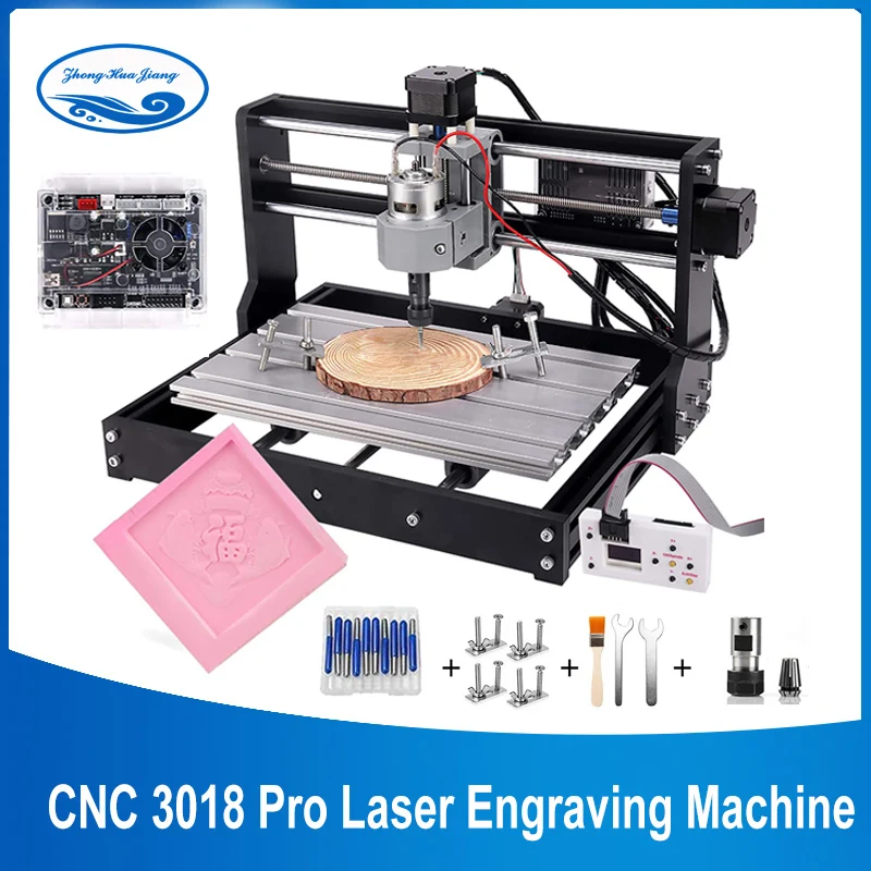 CNC 3018 Pro 10w 15w Laser DIY Mini Machine With GRBL Offlin