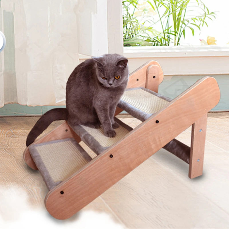 wooden cat ladder