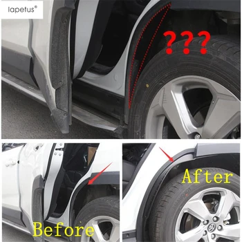 

Lapetus Accessories Fit For TOYOTA RAV4 RAV 4 2019 2020 Rear Fender Wheel Eyebrow Mudguard Body Bumper Protector Lip Cover Kit