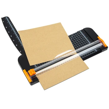 

12 inch Paper Trimmer Cutters Guillotine Photo Cutter Cutting Mat with Pull-out Ruler for Photo Paper Labels Cutting