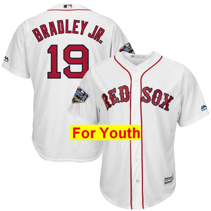 Youth Youth Xander Bogaerts Boston David Ortiz Mookie Betts Andrew Benintendi Chris Sale David Price Jersey Bradley Jr World - Цвет: Youth