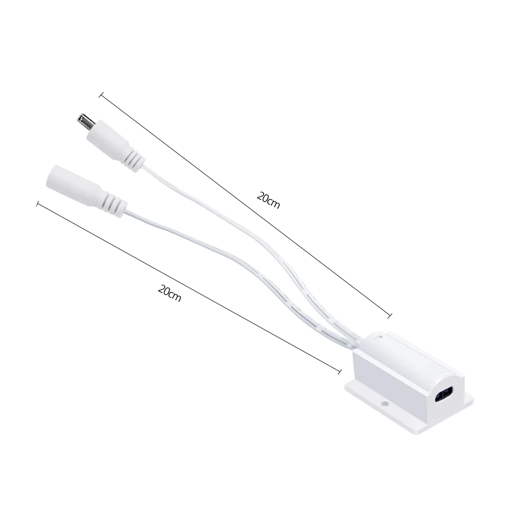 DC 12 V-24 V движения Сенсор переключатель 5A инфракрасный ручная развертка Сенсор умный переключатель ручной детектор сканера Управление Вкл/Выкл светодиодный потолочный светильник освещения - Цвет: With DC Port