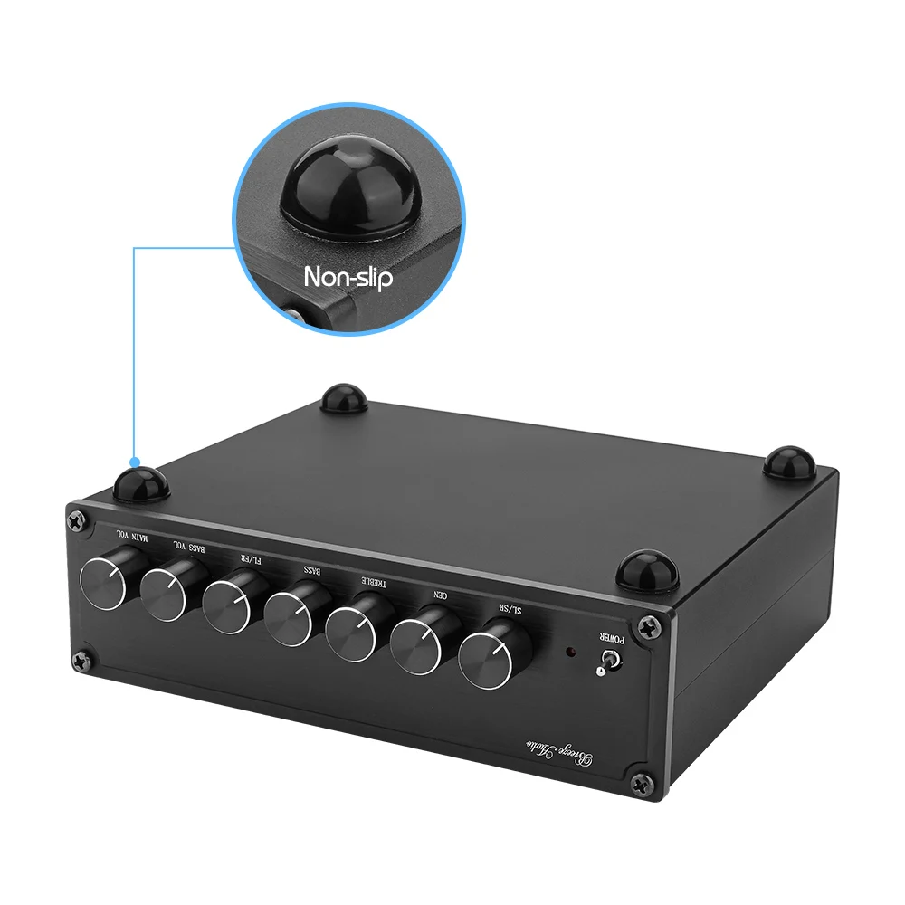 AIYIMA 5.0 Bluetooth TPA3116 Power Sound Amplifier 5.1 Amplifiers Subwoofer Amplifier Surround 100W+50Wx5 Audio Amp Home Theater