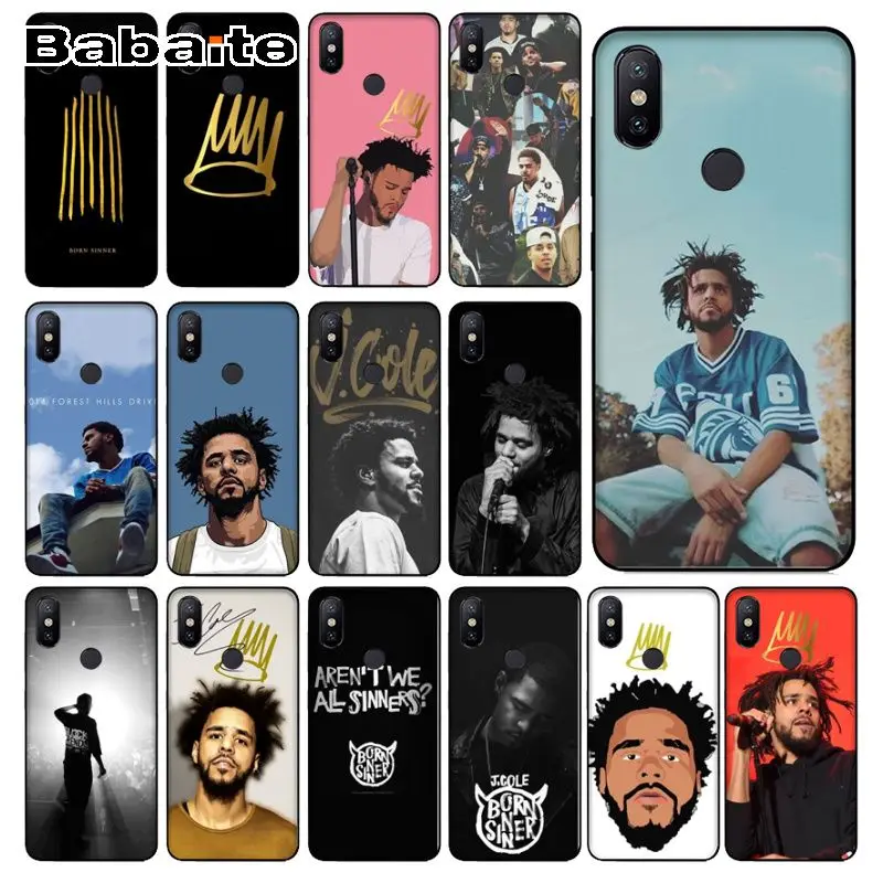 Рэп Коул Родился грешника узор мягкие Аксессуары для телефонов сотовый Чехол redmi
