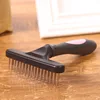 Double Row Pins Professional Pet Undercoat Rake Cats Dogs Comb Brush Loosen Wet Dry Use Grooming Pet Supplies Dematting Tools ► Photo 2/6